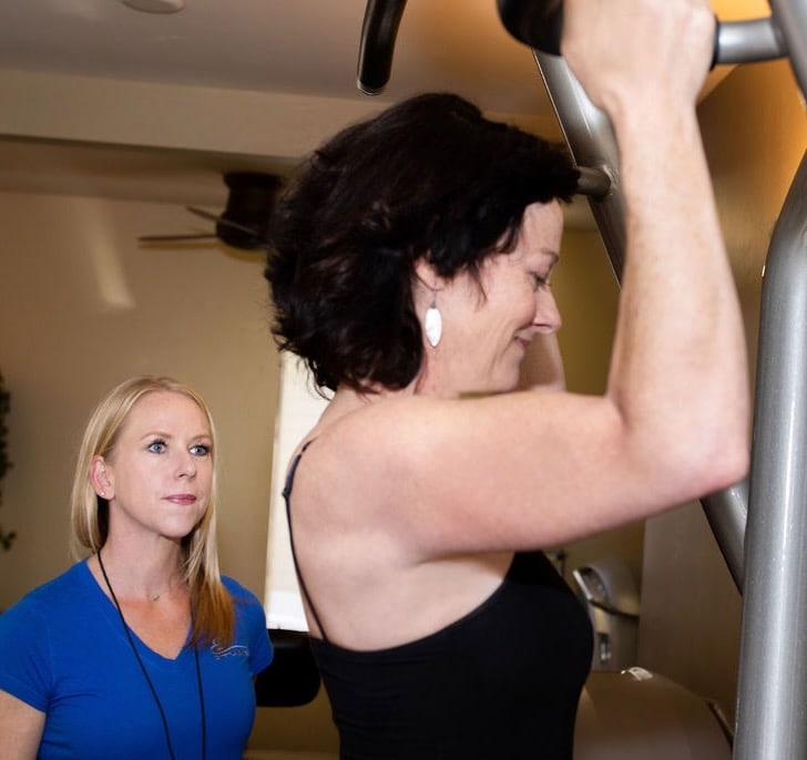 One-on-one training with an E Studio trainer in the Santa Rosa studio.